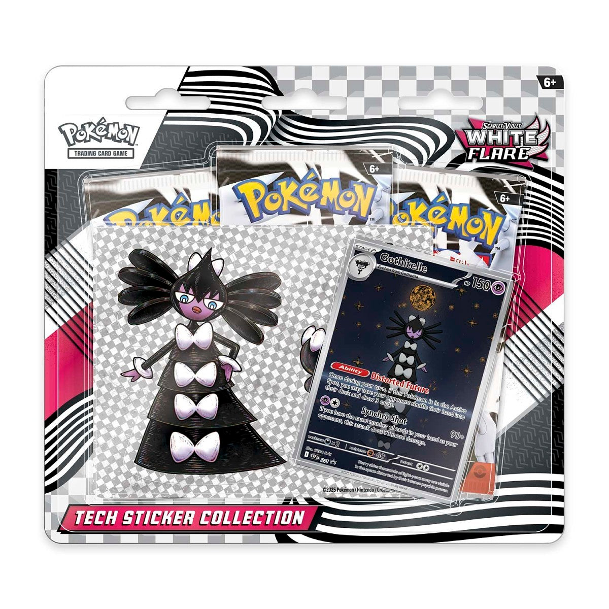 White Flare Tech Sticker Collection