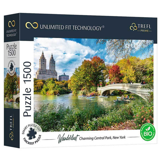 Puzzle: Wanderlust: Charming Central Park, New York 1500 Piece (Trefl Prime)
