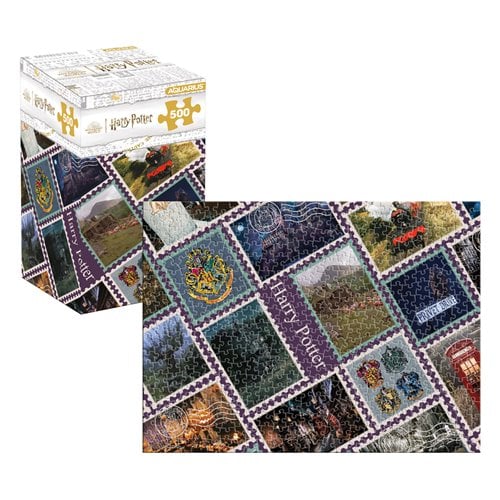 Harry Potter Travel Stamps 500-Piece Puzzle