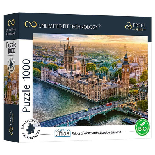 Puzzle: Cityscape: Palace of Westminster, London, England 1000 Piece (Trefl Prime)