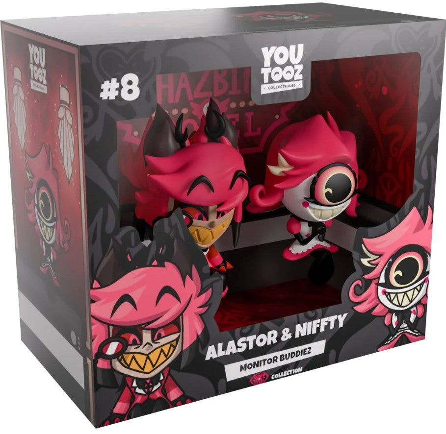 Hazbin Hotel Alastor and Niffty Monitor Buddies Vinyl Figure 2-Pack #8