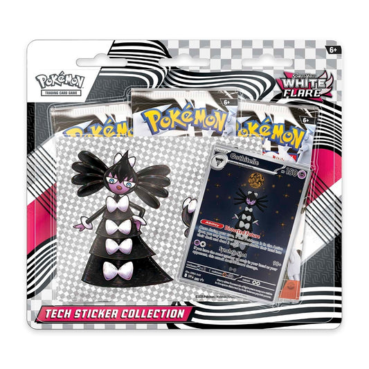 White Flare Tech Sticker Collection