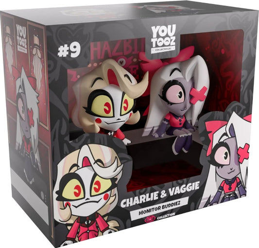 Hazbin Hotel Charlie and Vaggie Monitor Buddies Vinyl Figure 2-Pack #9