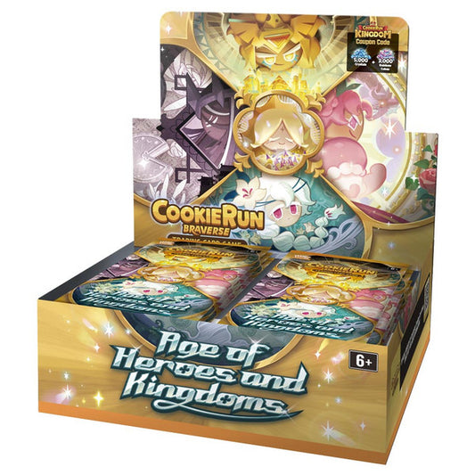 CookieRun: Braverse: Age of Heroes and Kingdoms Booster Box Case LIMIT 1