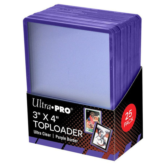 Toploader: 3x4 Purple Border